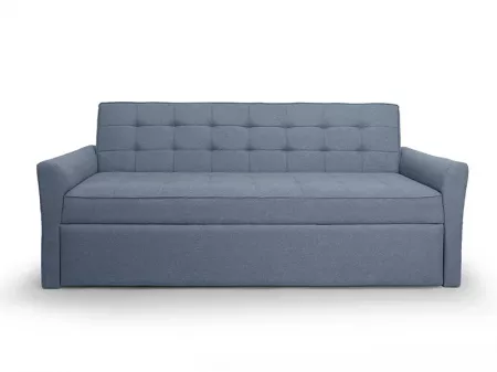 Zenith Sofa Cum Bed in Denim Blue